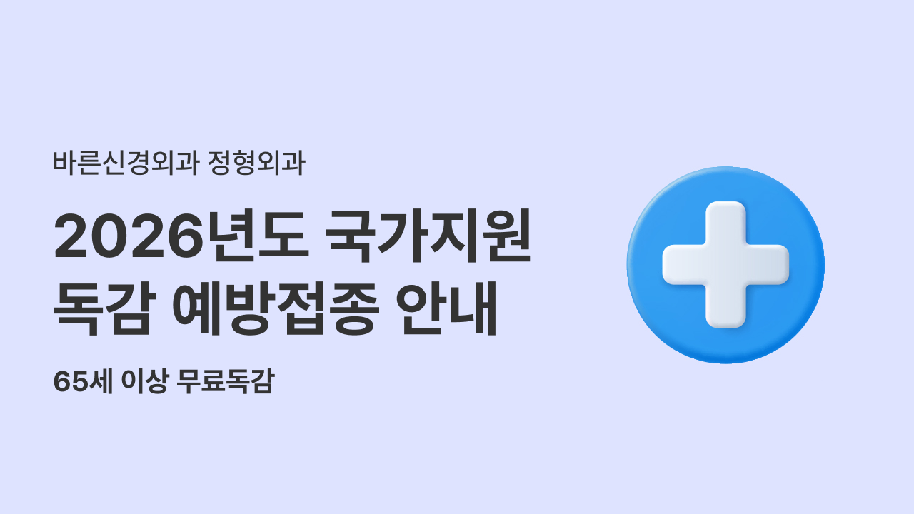 2026-2027절기 어르신 인플루엔자(독감) 무료 예방접종 안내